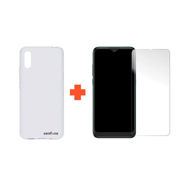 Transparante hoes en Screenprotector Bundel