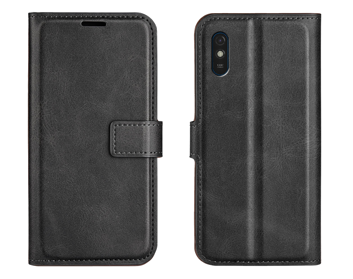 Boekhoesje met ruimte voor pasjes - Zwart