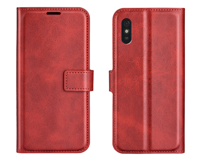 Boekhoesje met ruimte voor pasjes - Rood