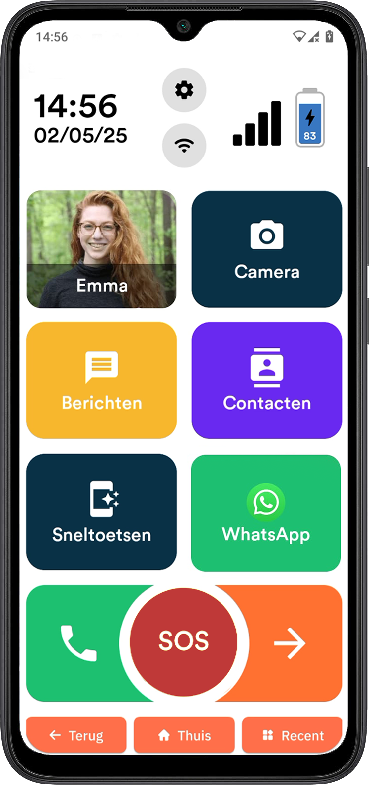 De smartphone die zekerheid geeft